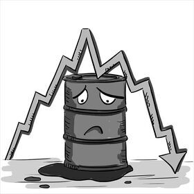 Oil prices drop in the United States American oil market